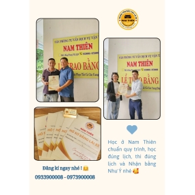 ✅ Học viên nào cũng đợi đến thời điểm này. 👉 Được trao bằng tại NAM THIÊN - 