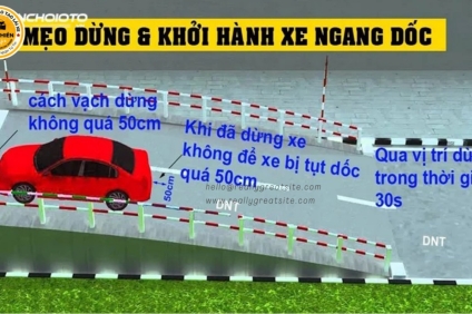 MẸO THI THỰC HÀNH LÁI XE B2