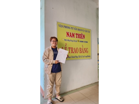 ✅ Học viên nào cũng đợi đến thời điểm này. 👉 Được trao bằng tại NAM THIÊN - 