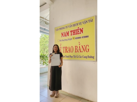 ✅ Học viên nào cũng đợi đến thời điểm này. 👉 Được trao bằng tại NAM THIÊN - 