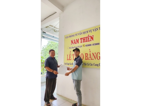 ✅ Học viên nào cũng đợi đến thời điểm này. 👉 Được trao bằng tại NAM THIÊN - 