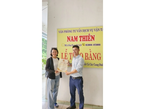 ✅ Học viên nào cũng đợi đến thời điểm này. 👉 Được trao bằng tại NAM THIÊN - 