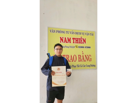 ✅ Học viên nào cũng đợi đến thời điểm này. 👉 Được trao bằng tại NAM THIÊN - 