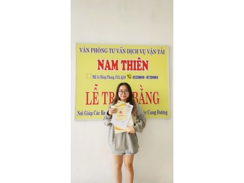 ✅ Học viên nào cũng đợi đến thời điểm này. 👉 Được trao bằng tại NAM THIÊN - 