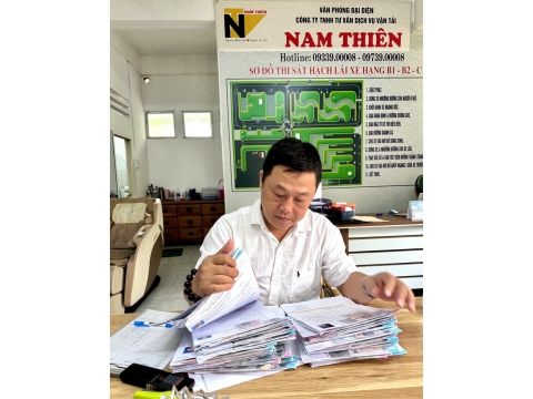 Trung tâm đào tạo lái xe Nam Thiên hổ trợ  các bạn học và thi nhanh gọn, chu đáo.
