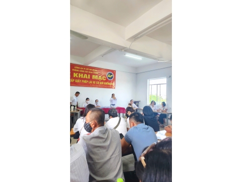 Trung tâm đào tạo lái xe Nam Thiên hổ trợ  các bạn học và thi nhanh gọn, chu đáo.