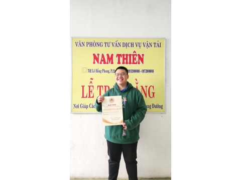✅ Học viên nào cũng đợi đến thời điểm này. 👉 Được trao bằng tại NAM THIÊN - 