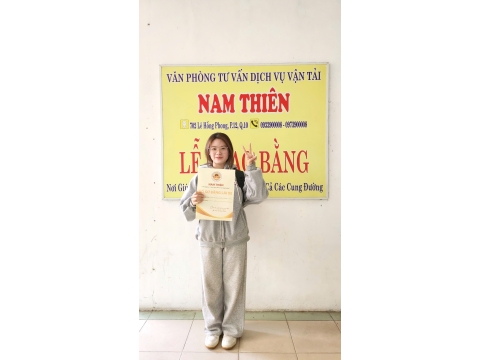 ✅ Học viên nào cũng đợi đến thời điểm này. 👉 Được trao bằng tại NAM THIÊN - 