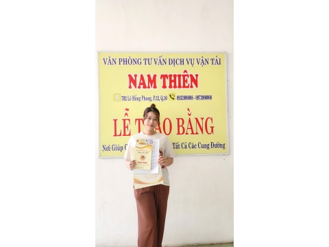 ✅ Học viên nào cũng đợi đến thời điểm này. 👉 Được trao bằng tại NAM THIÊN - 