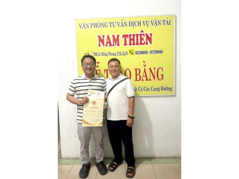 ✅ Học viên nào cũng đợi đến thời điểm này. 👉 Được trao bằng tại NAM THIÊN - 