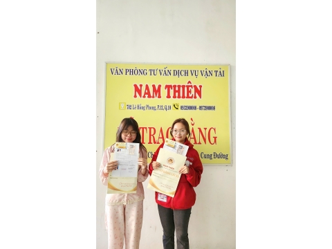 ✅ Học viên nào cũng đợi đến thời điểm này. 👉 Được trao bằng tại NAM THIÊN - 