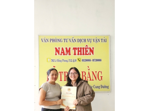 ✅ Học viên nào cũng đợi đến thời điểm này. 👉 Được trao bằng tại NAM THIÊN - 