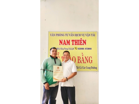 ✅ Học viên nào cũng đợi đến thời điểm này. 👉 Được trao bằng tại NAM THIÊN - 