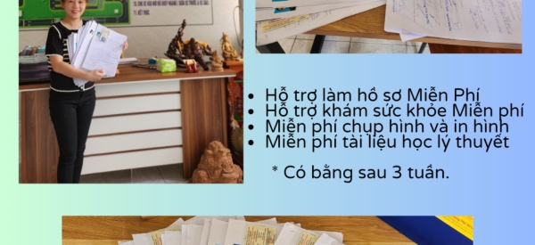 Trung tâm đào tạo lái xe Nam Thiên hổ trợ  các bạn học và thi nhanh gọn, chu đáo.